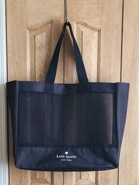 Kate Spade Black Mesh Tote